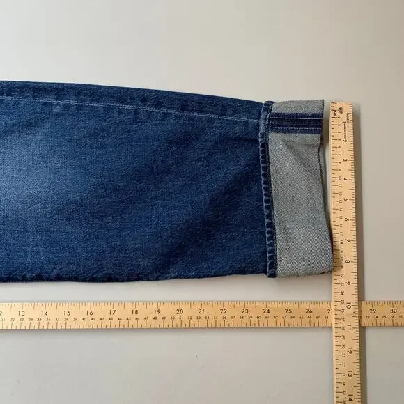 MOTHER Lil Spitfire Nerdy Cuff Jeans 26 Did You Bring Me Anything High Rise USA